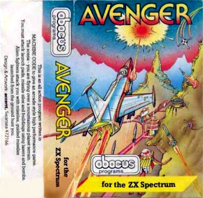 Avenger box art for ZX Spectrum